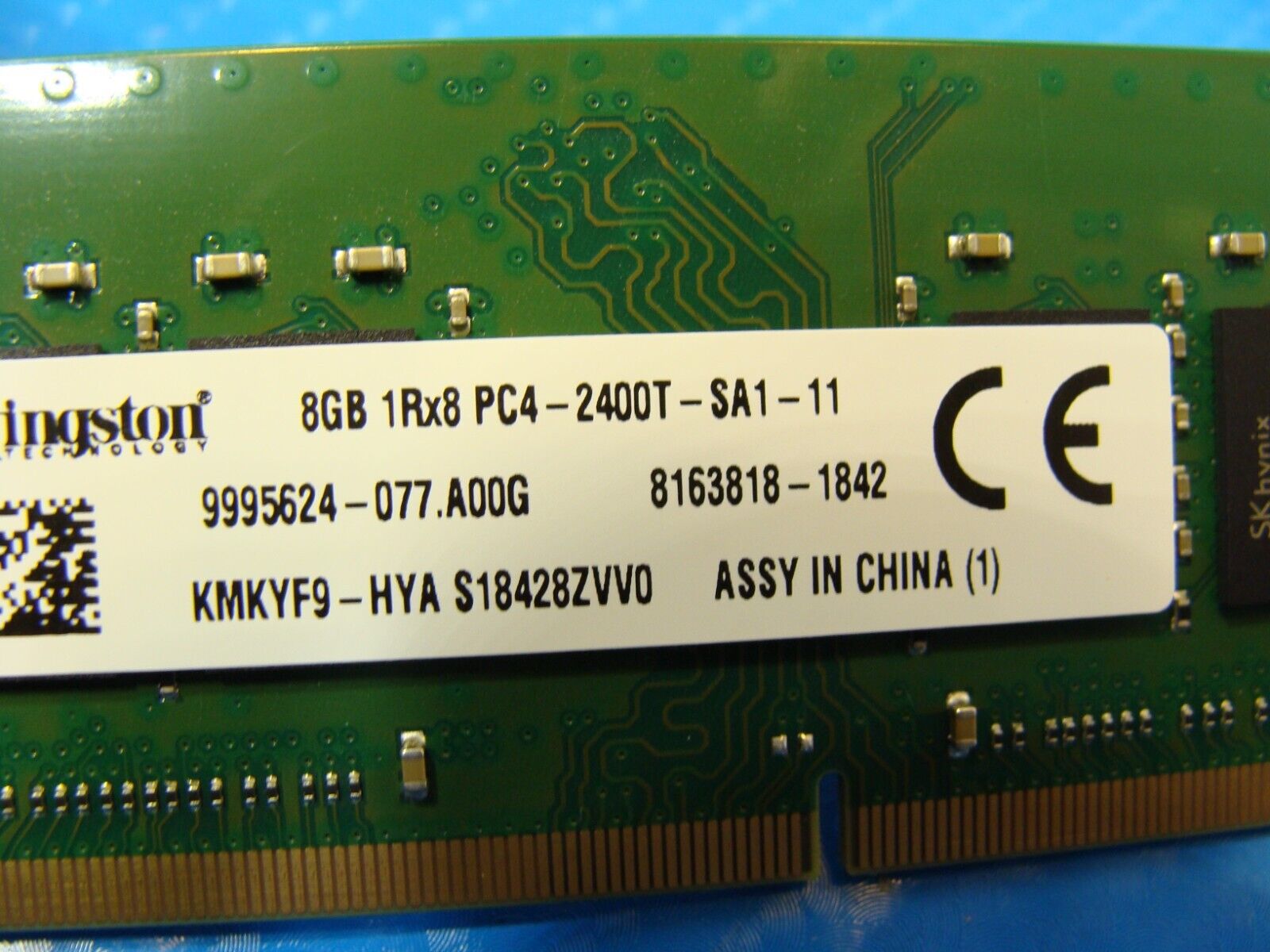 Dell 13 5379 Kingston 8GB 1Rx8 PC4-2400T SO-DIMM Memory RAM KMKYF9-HYA