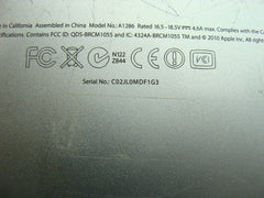 MacBook Pro A1286 15" 2012 MD103LL/A MD104LL/A Bottom Case Silver 923-0083 #1 - Laptop Parts - Buy Authentic Computer Parts - Top Seller Ebay