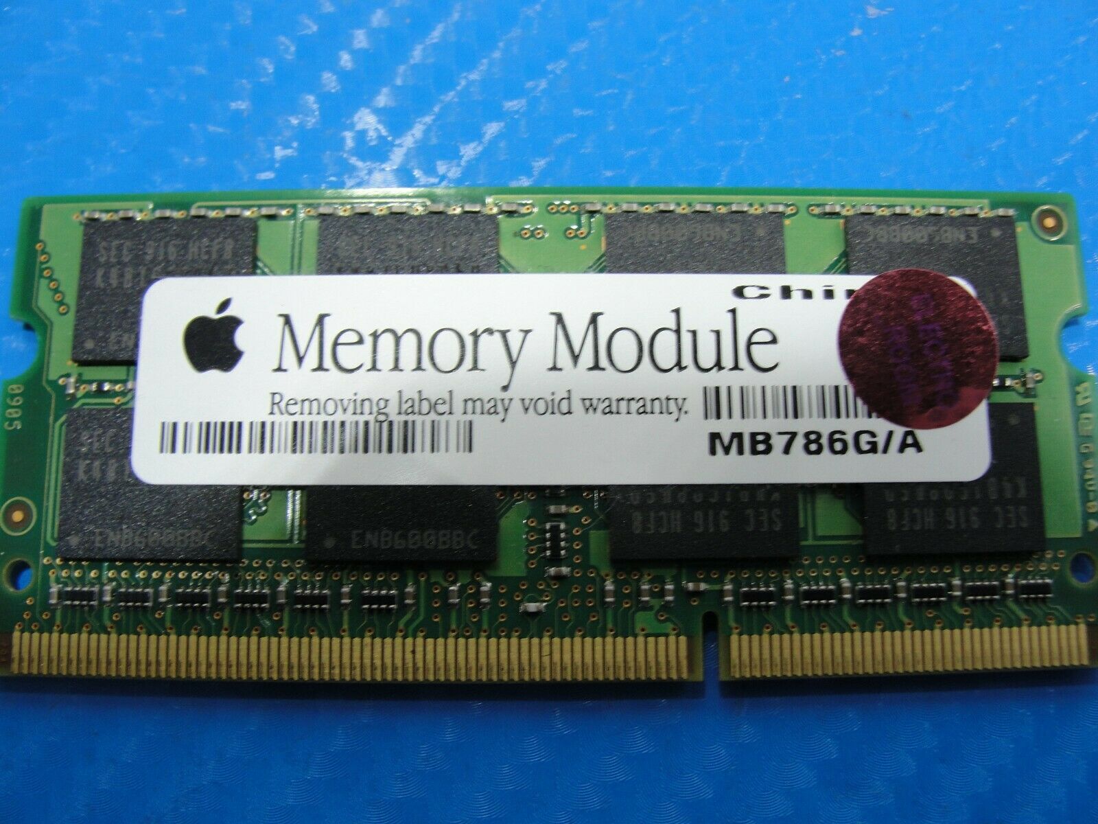 MacBook A1278 Laptop Samsung 2GB Memory PC3-8500S-07-00-F0 M471B5673DH1-CF8 - Laptop Parts - Buy Authentic Computer Parts - Top Seller Ebay