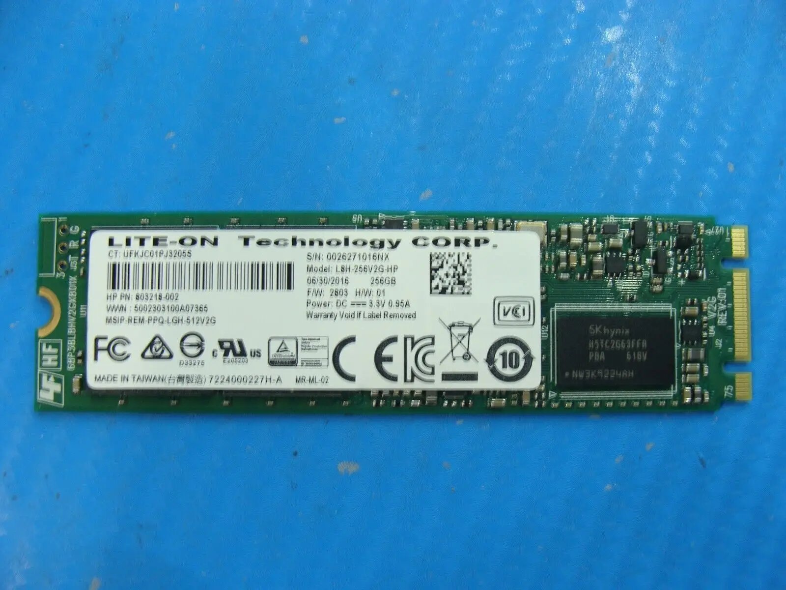 HP 15-ap012dx Lite-On 256GB SATA M.2 SSD Solid State Drive L8H-256V2G-HP