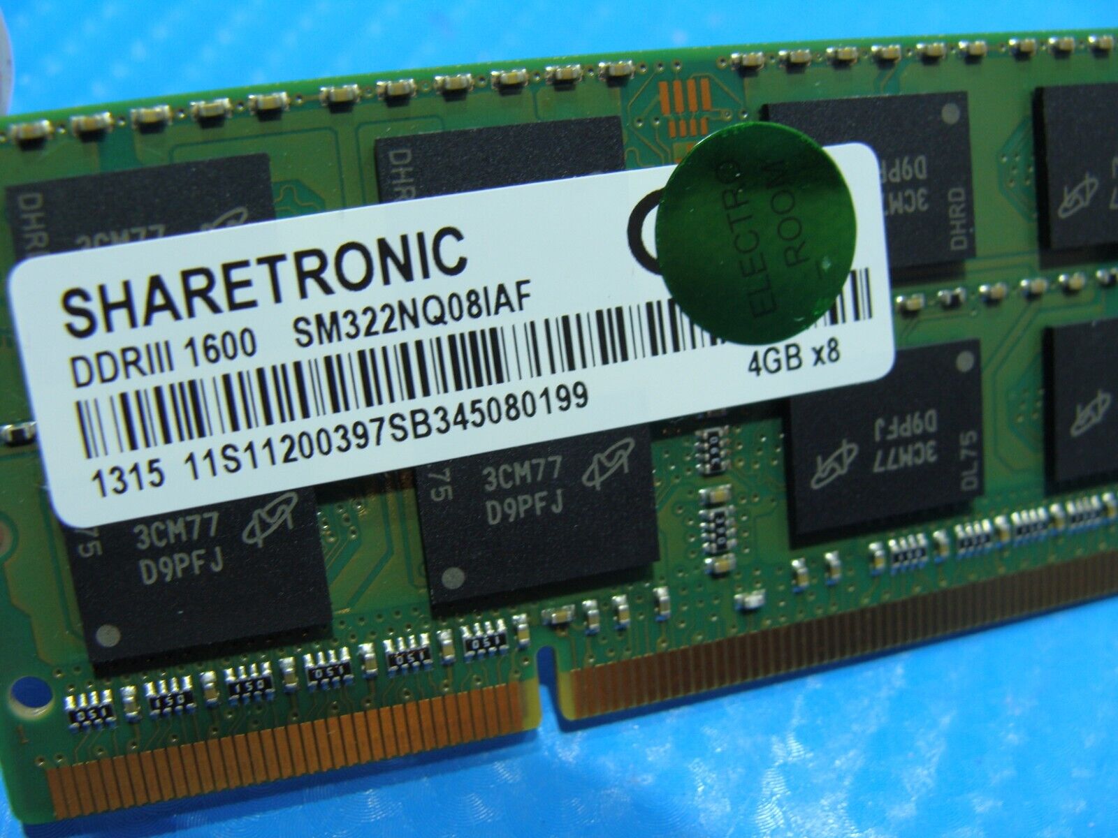 Lenovo Yoga 13 20175 So-Dimm Sharetronic 4GB Memory Ram 11S11200397 SM322NQ08IAF