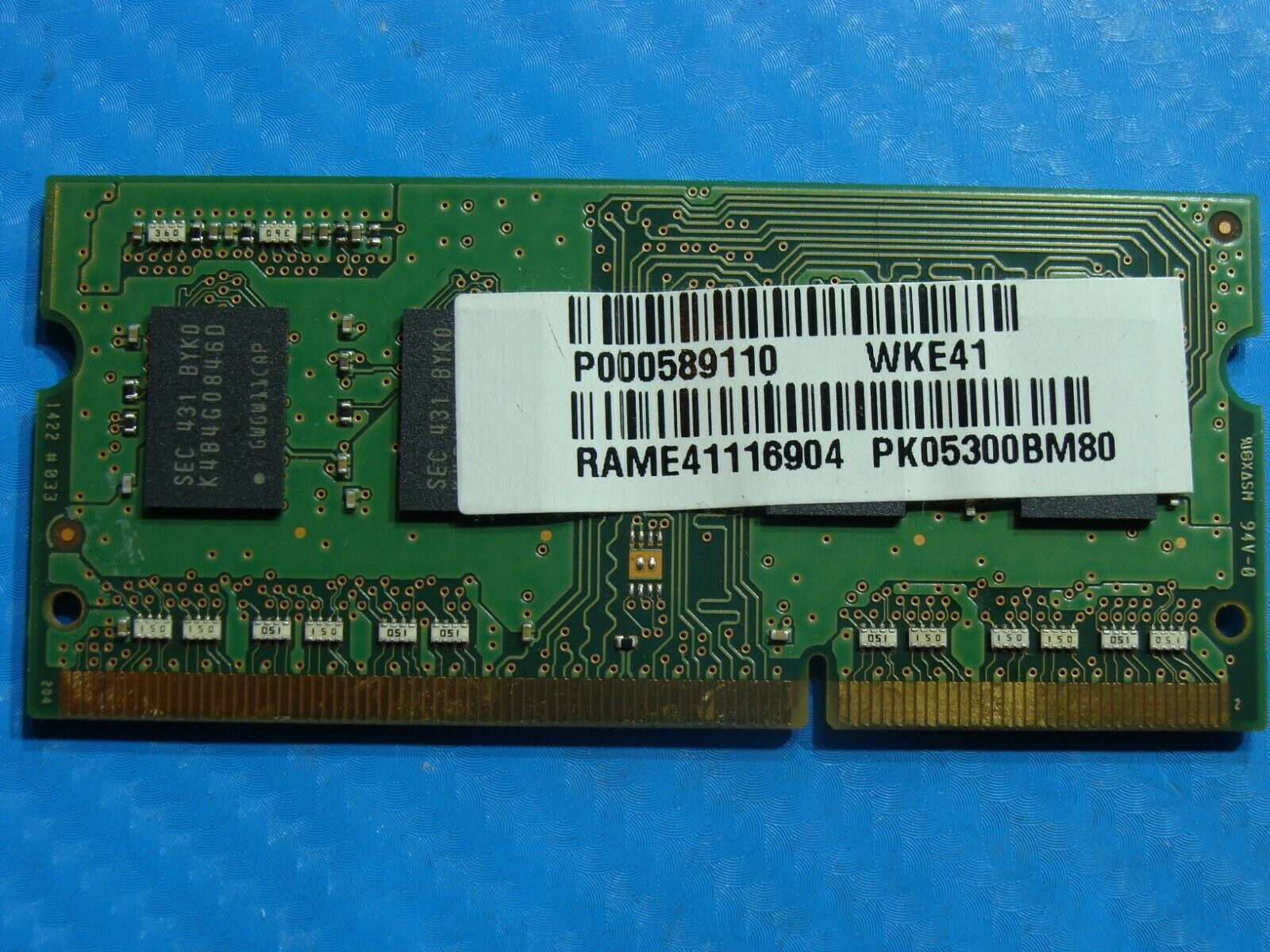 Toshiba C55 SO-DIMM Samsung 4GB Memory PC3L-12800S-11-13-B4 M471B5173DB0-YK0 - Laptop Parts - Buy Authentic Computer Parts - Top Seller Ebay