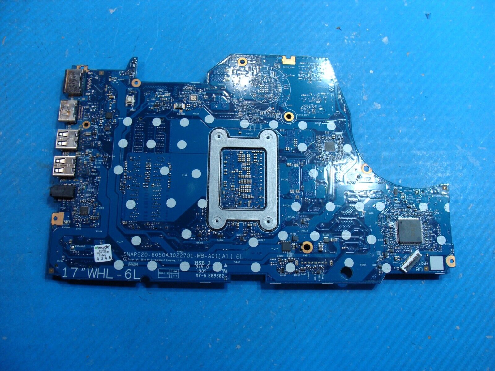 HP 17.3 17-by1033dx Genuine Laptop Intel i5-8265U 1.6GHz Motherboard L32627-601