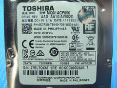 Dell 3470 Toshiba 500GB SATA 2.5" 7200RPM HDD Hard Drive MQ01ACF050 C7F2G