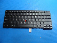 Lenovo ThinkPad T460 14" Genuine Laptop US Keyboard 04Y0862 0C02253