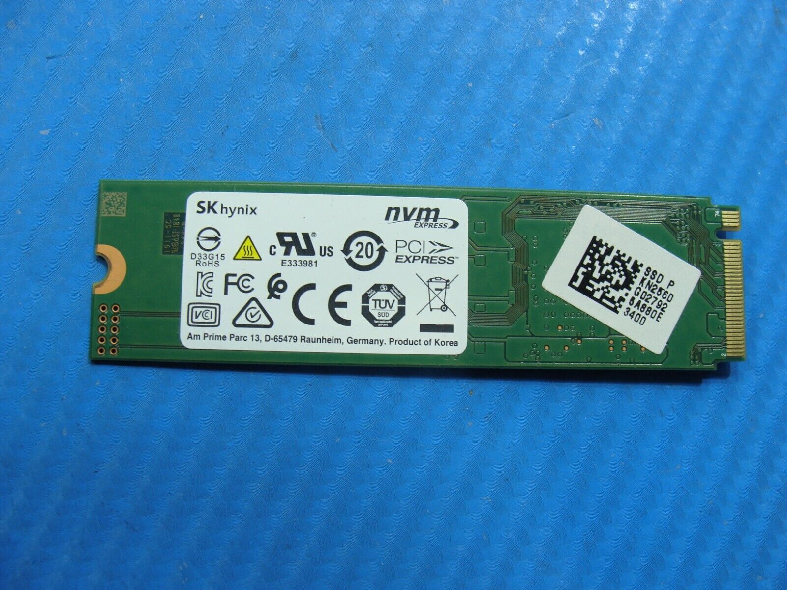 Acer AN515-43-R0YM SK Hynix 256GB NVMe M.2 Solid State Drive HFM256GDJTNG-8310A