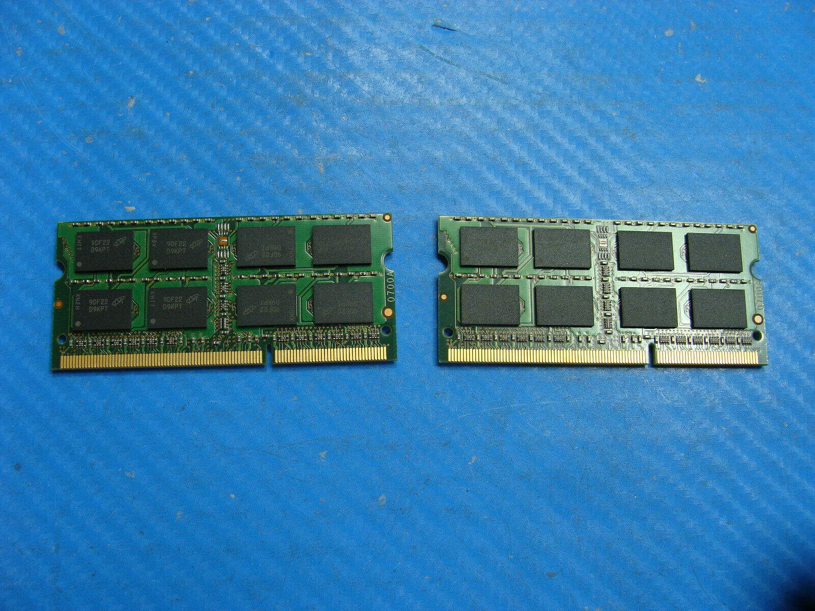 Macbook A1278 Laptop Micron 2GB x2 Memory PC3-8500S-7-10-F1 MT16JSF25664HZ-1G1F1 Micron