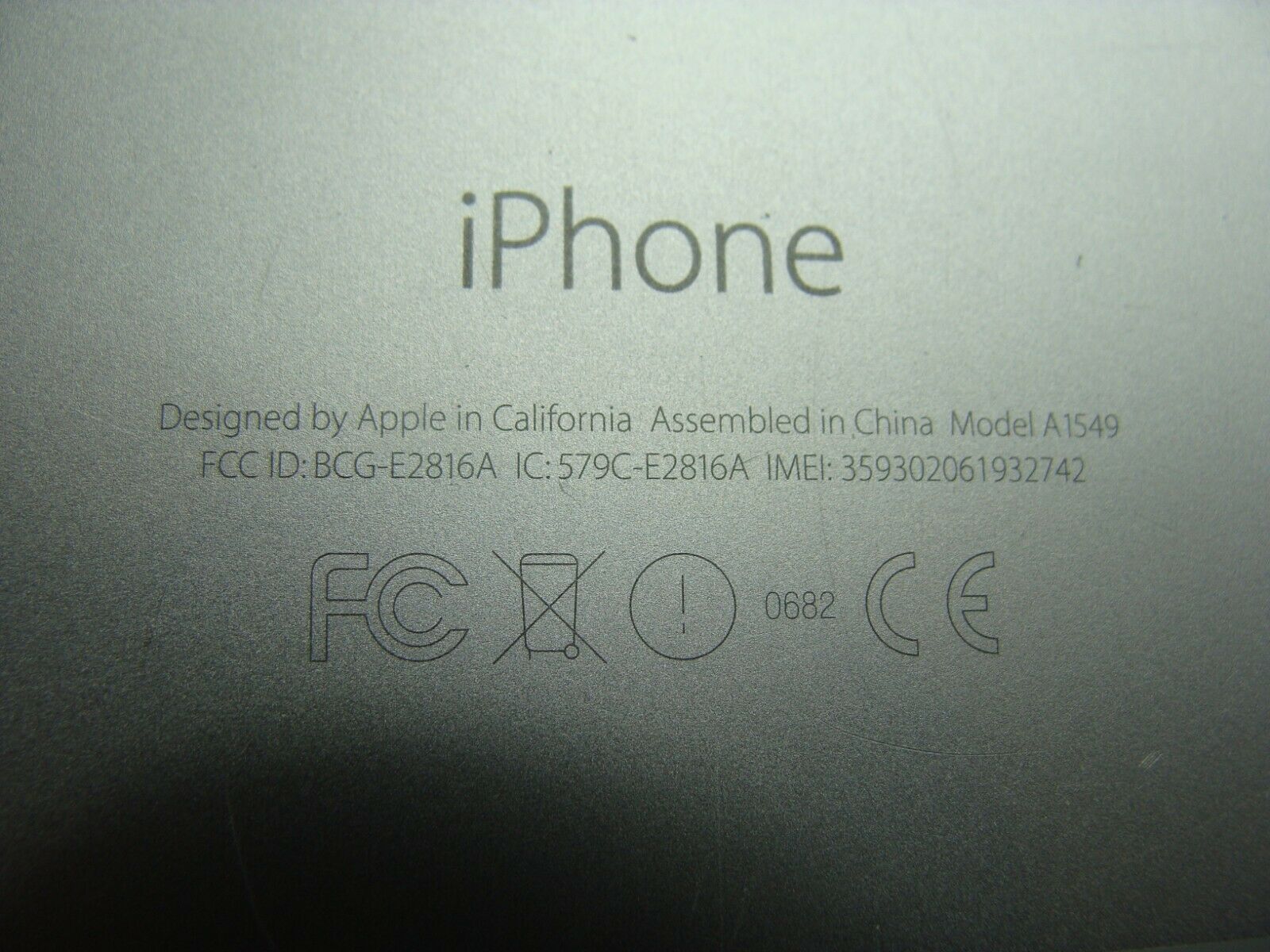 iPhone 6 A1549 4.7