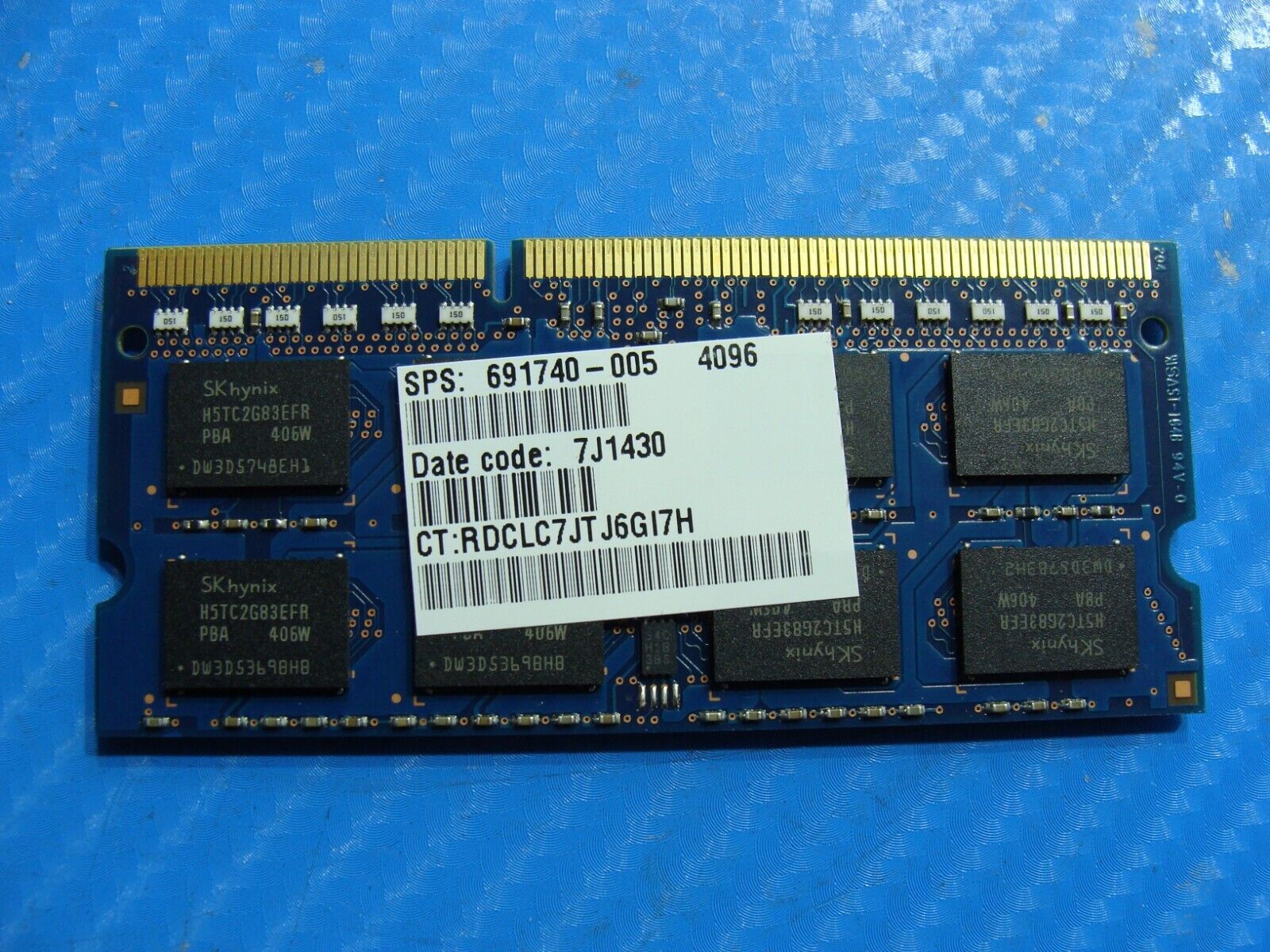 HP m6-k022dx SK Hynix 4GB 2Rx8 Memory Ram So-Dimm PC3L-12800S HMT351S6EFR8A-PB