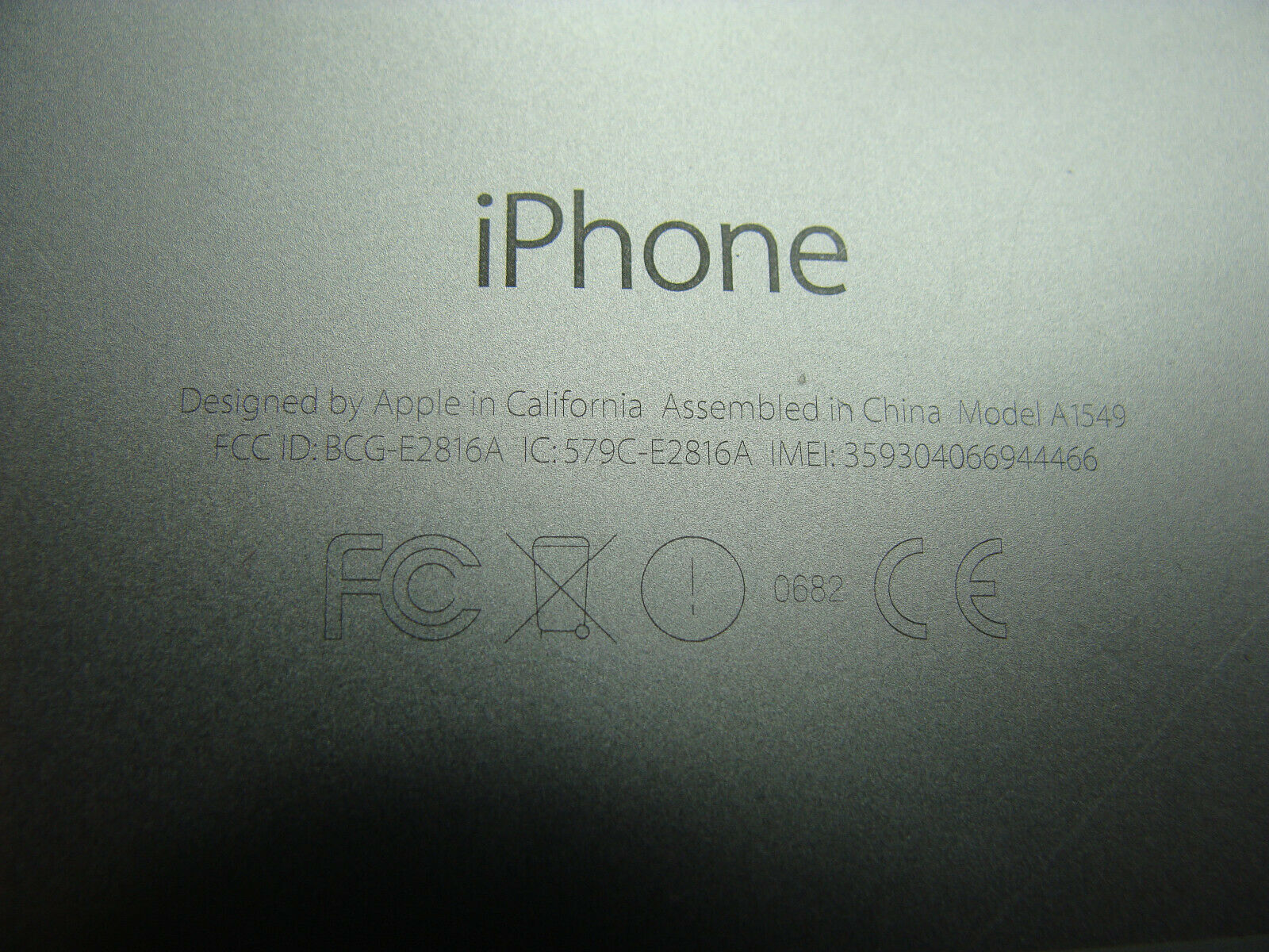 iPhone 6 A1549 4.7