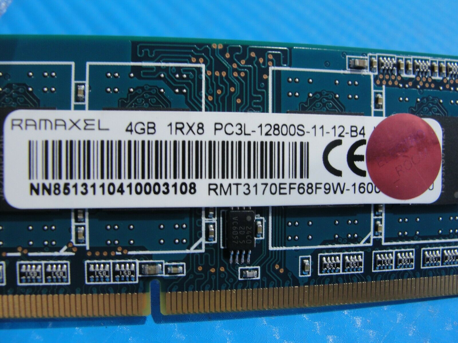 HP 13-p113cl Ramaxel 4GB SO-DIMM Memory RAM PC3L-12800S RMT3170EF68F9W-1600 - Laptop Parts - Buy Authentic Computer Parts - Top Seller Ebay