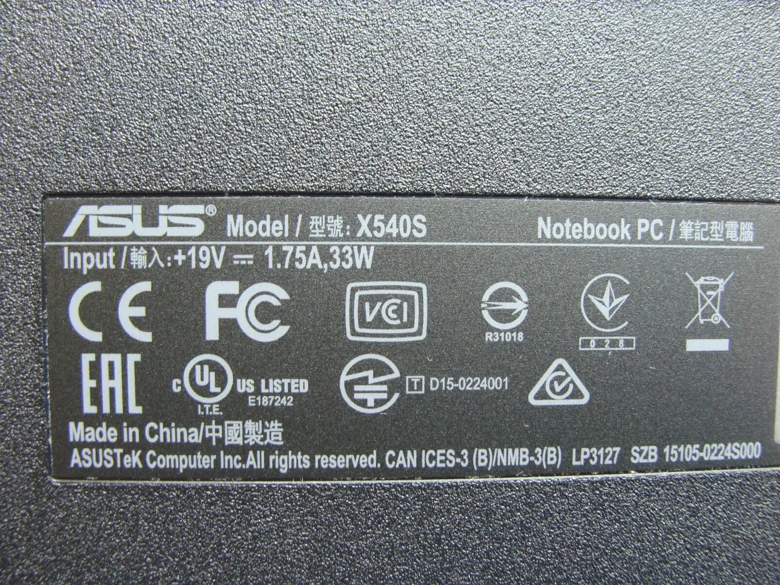 Asus 15.6