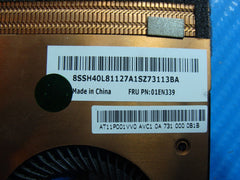 Lenovo ThinkPad 15.6" E570 OEM CPU Cooling Fan w/Heatsink 01EN339 AT11P001VV0