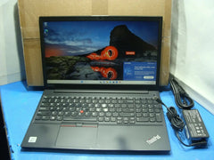 88% Battery Grade B Lenovo Thinkpad E15 Intel i7-10510U 2.3Ghz 8GB RAM 256GB SSD