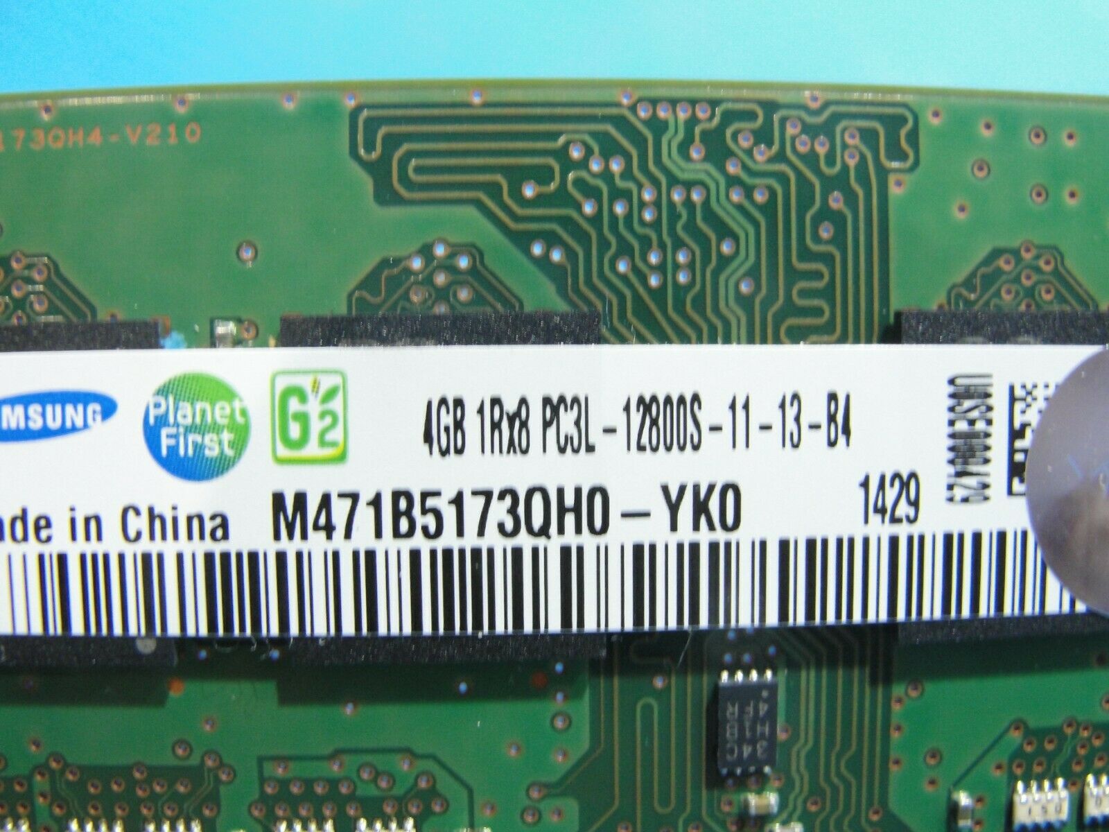 Toshiba P55W-B5224 Samsung 4GB SO-DIMM Memory RAM PC3L-12800S M471B5173QH0-YK0 