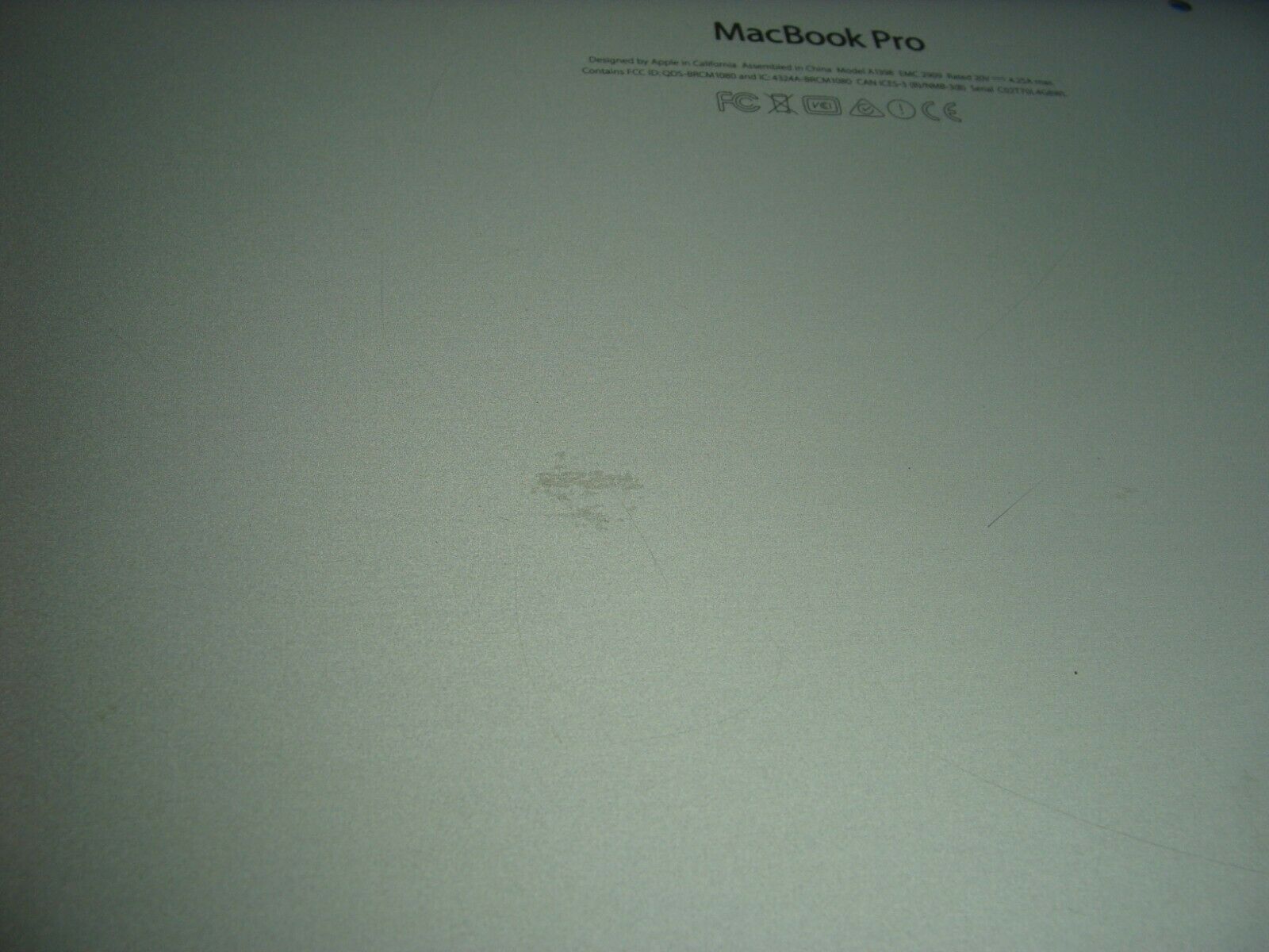 MacBook Pro A1398 15