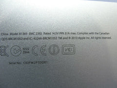 MacBook Air 13" A1369 Late 2010 MC503LL/A OEM Bottom Case Silver 922-9646 - Laptop Parts - Buy Authentic Computer Parts - Top Seller Ebay