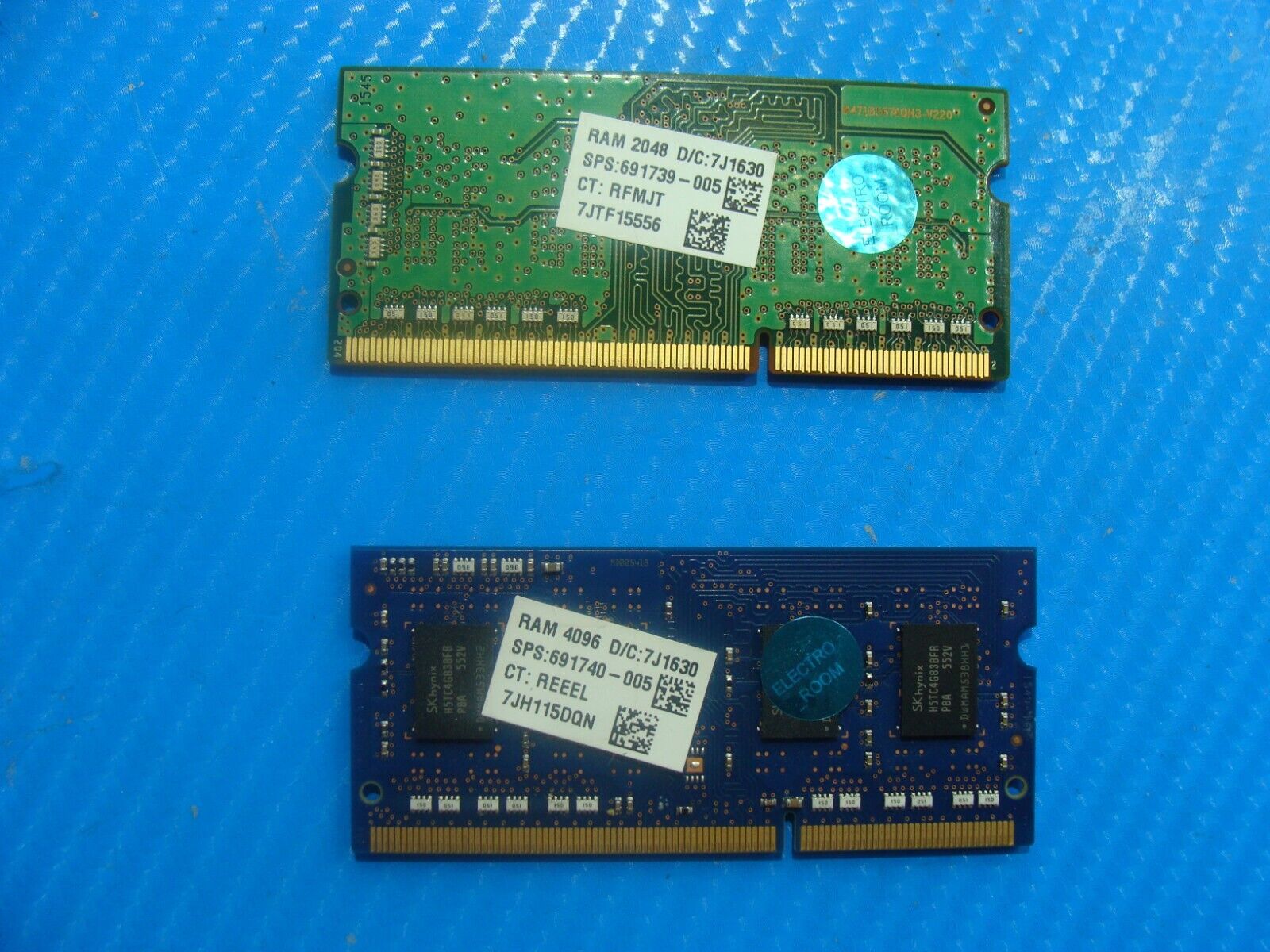 HP 15-ac163nr So-Dimm 6GB (2GB & 4GB) Memory PC3L-12800S HMT451S6BFR8A-PB