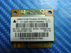 HP 15-f010wm 15.6" Genuine Laptop WiFi Wireless Card 709505-001 709848-001 HP