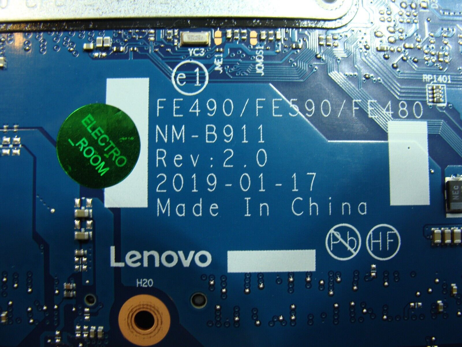 Lenovo ThinkPad E490 14 Intel i5-8265u 1.6GHz Motherboard 5B20V80725 NM-B911