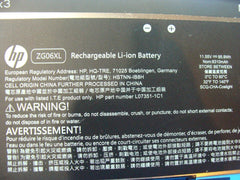 HP ZBook 15.6" Studio G5 Genuine Laptop Battery 11.55V 95.9Wh 8310mAh L07045-855