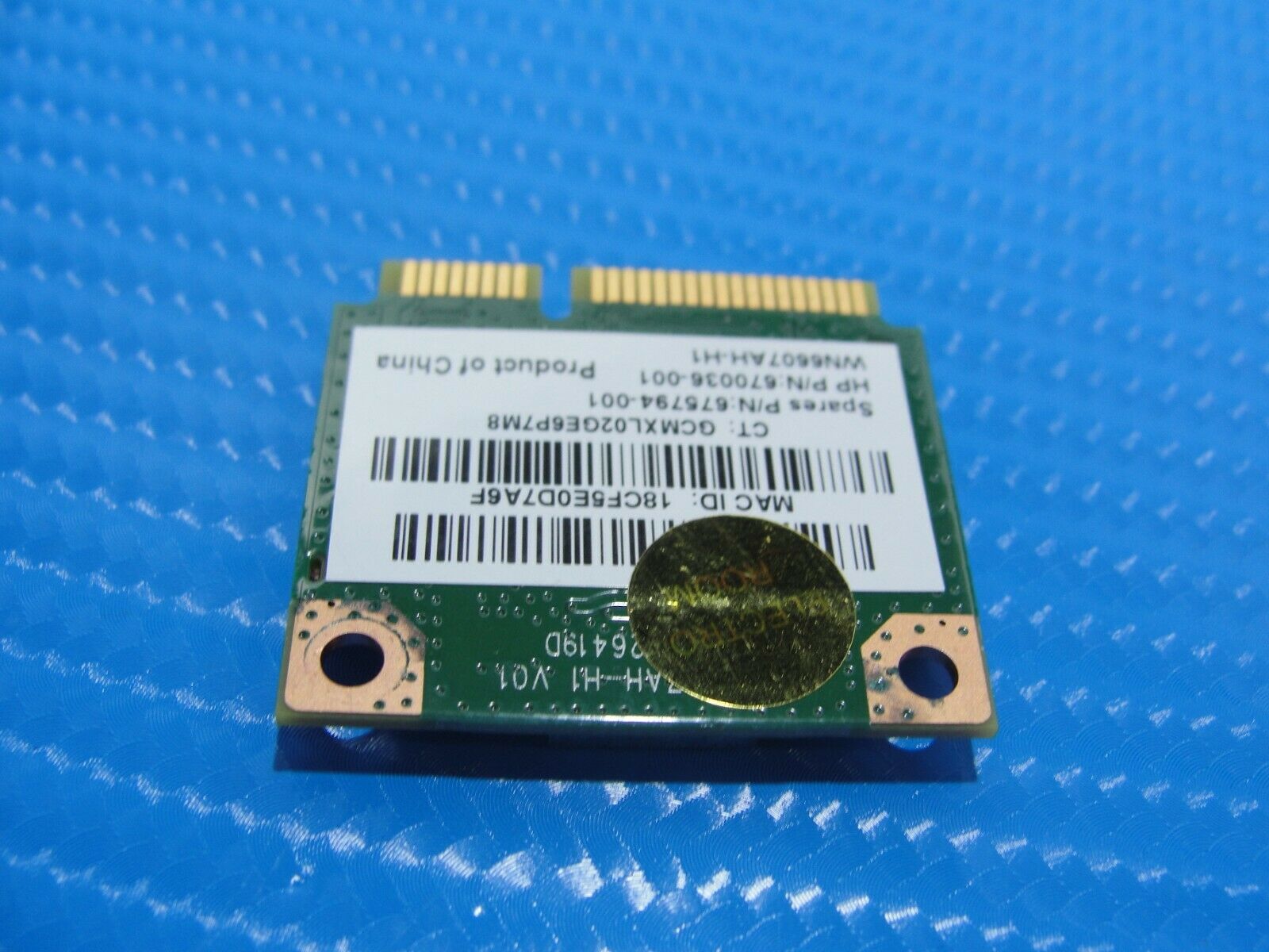 HP 15.6 15-g013cl Genuine Laptop Wireless WiFi Card WN6607AH-H1 675794-005 HP