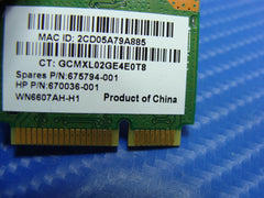 HP 2000-2b43dx 15.6" Genuine Laptop WiFi Wireless Card 675794-001 670036-001 HP