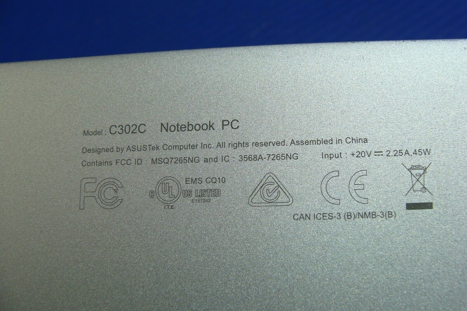 Asus Chromebook Flip C302C 12.5