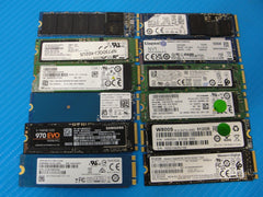 LOT of 12x Internal 512GB PCIe NVMe M2 2280 Solid State Drive SSD MIX BRAND