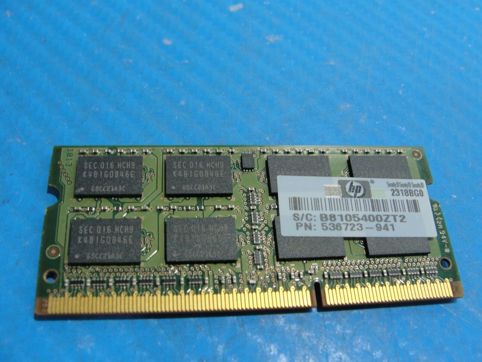 HP 8440p Samsung 2GB SO-DIMM Memory RAM PC3-10600S-09-10 M471B5673EH1-CH9 - Laptop Parts - Buy Authentic Computer Parts - Top Seller Ebay