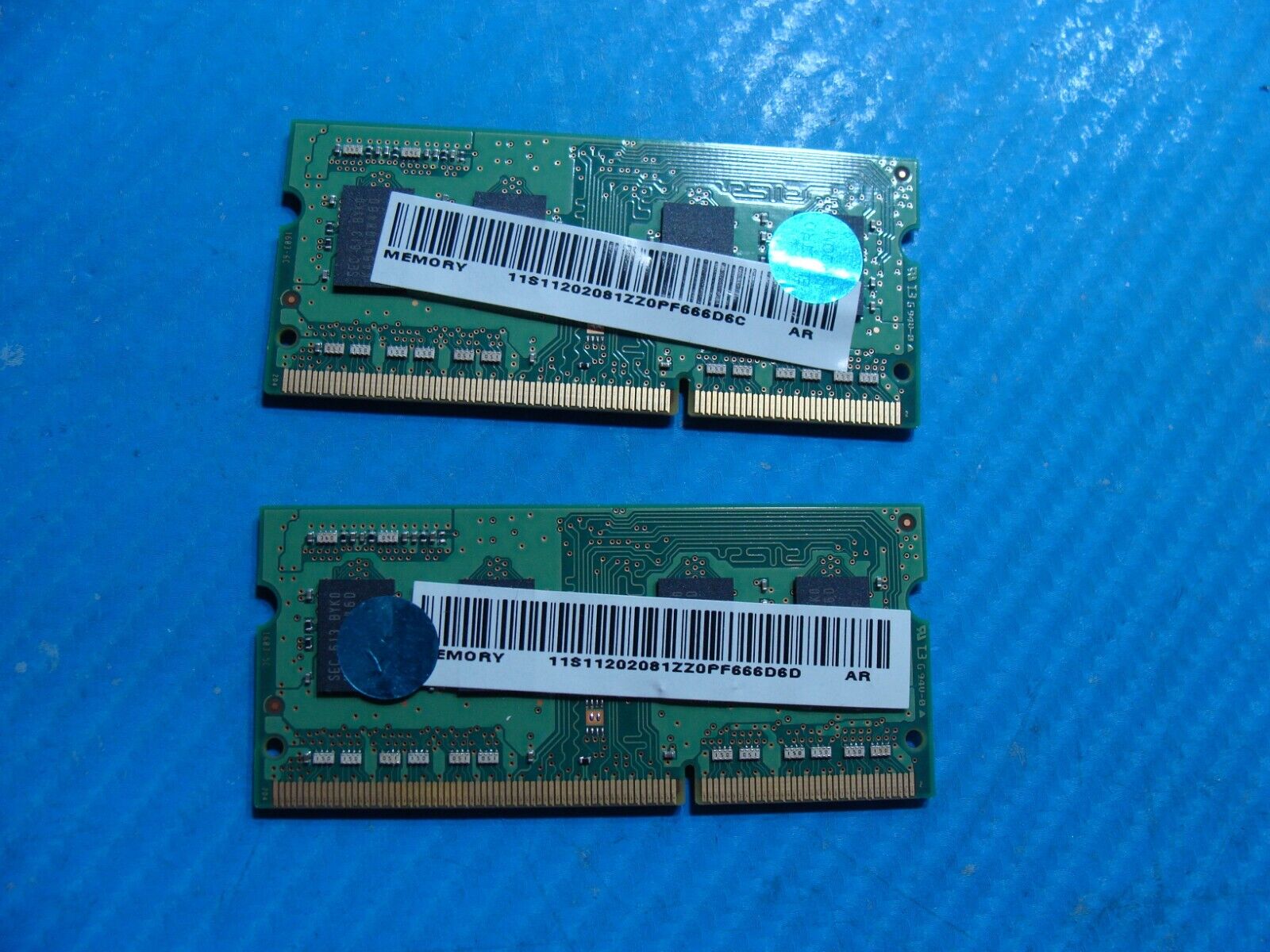 Lenovo Z50-75 Samsung 8GB 2x4GB PC3L-12800S SO-DIMM Memory RAM M471B5173DB0-YK0