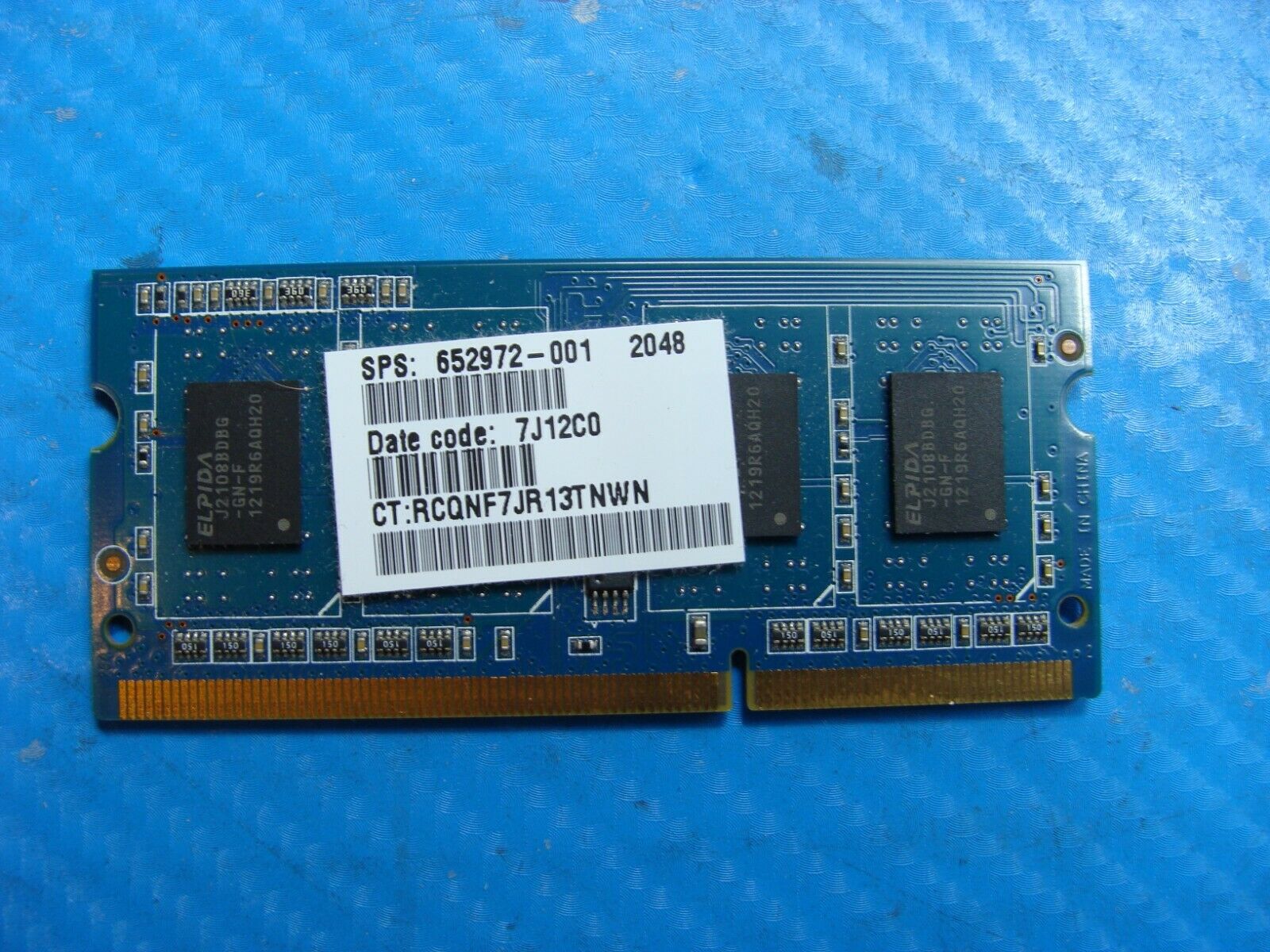 HP m6-1205dx RAMAXEL 2GB 1Rx8 SO-DIMM Memory RAM RMT3150ED58E8W-1600 652972-001 - Laptop Parts - Buy Authentic Computer Parts - Top Seller Ebay