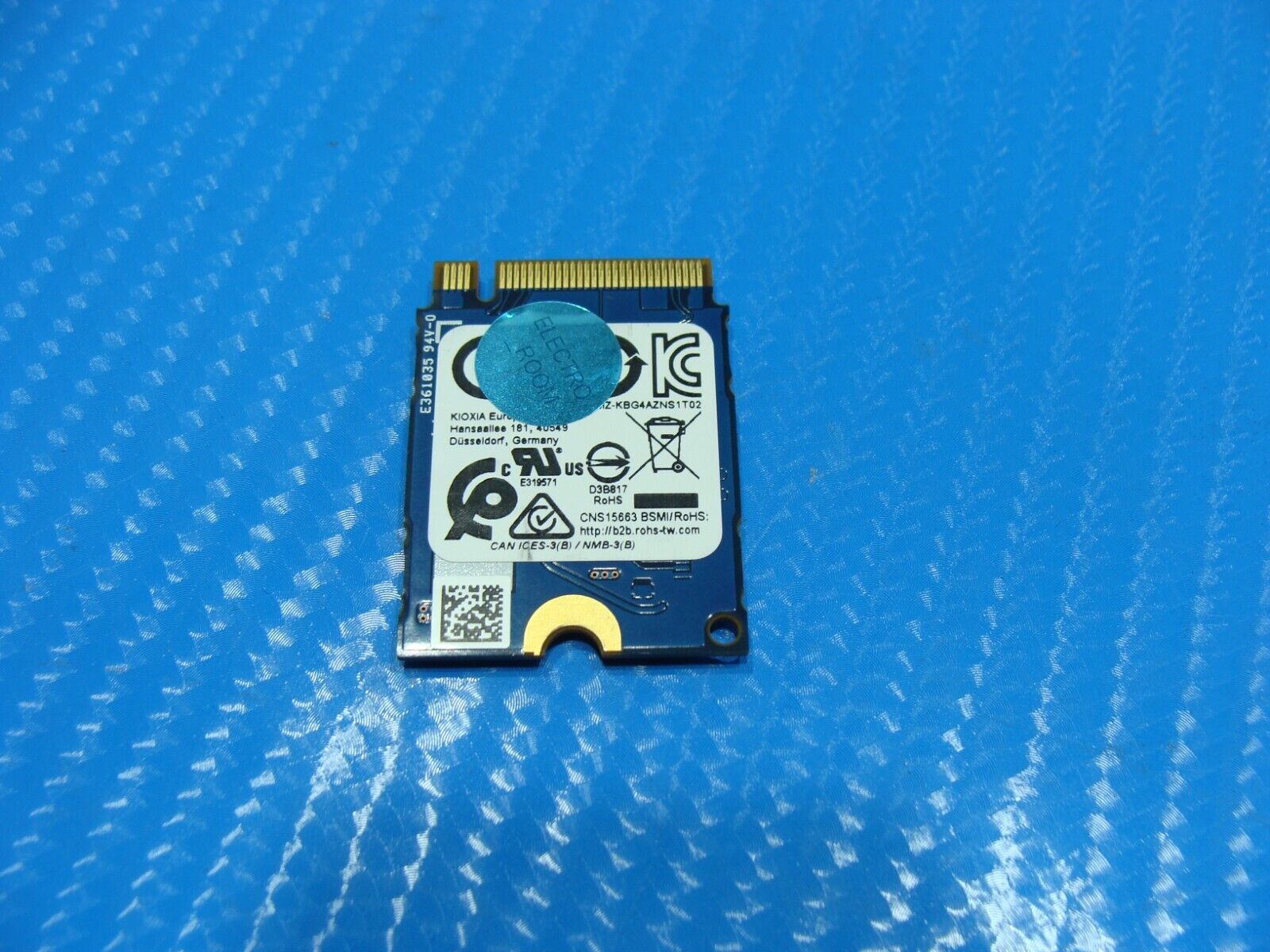 Dell 5590 Kioxia 256GB M.2 NVMe SSD Solid State Drive KBG40ZNS256G FWJTG