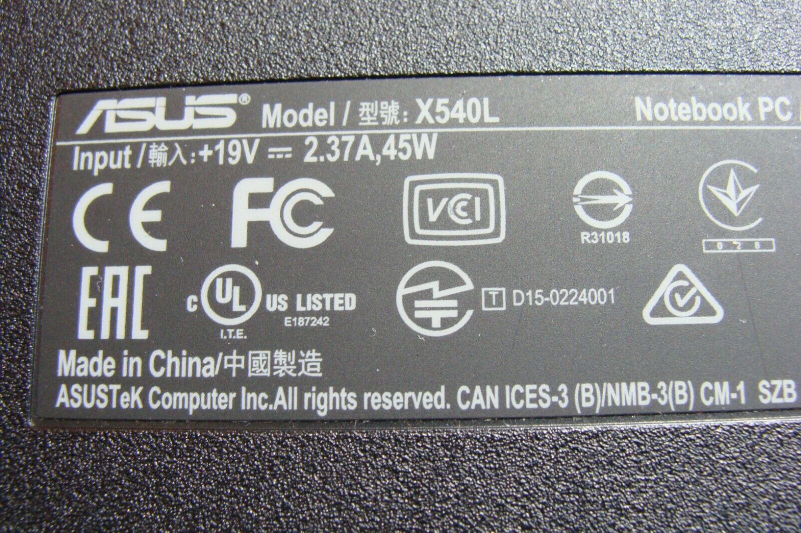 Asus 15.6