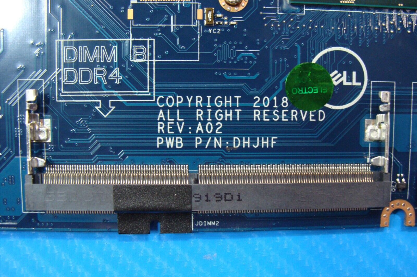 Dell Latitude 14” 5490 OEM Laptop Intel i5-7300U 2.6GHz Motherboard 9X5J9 DHJHF