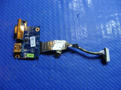 Toshiba Satellite L645D-S4025 14" Genuine VGA USB Port Board w/Cable DA0TE2IB6D0 Toshiba