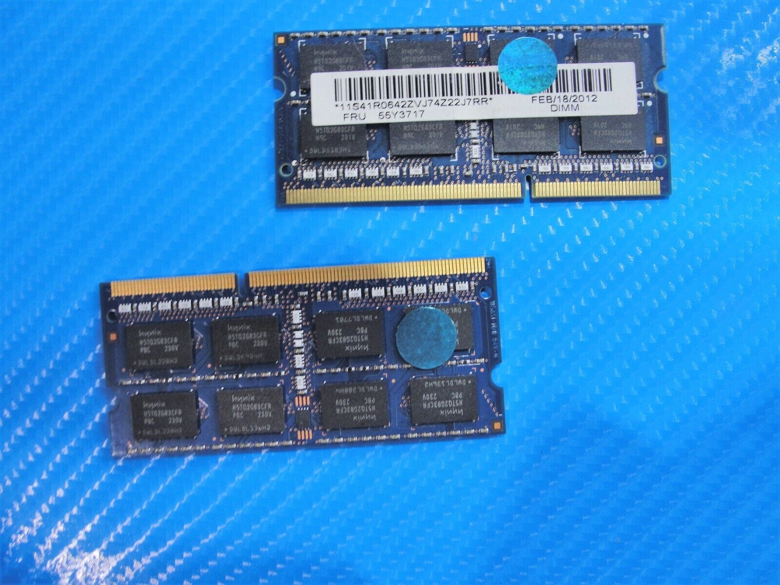 MacBook A1286 Hynix 8GB (2 x 4GB) Memory Ram HMT351S6CFR8C-H9 HMT351S6CFR8C-PB