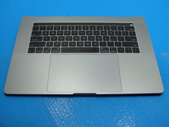 MacBook Pro A1707 15" 2017 MPTR2LL/A Top Case Palmrest NO Battery Gray 661-07954