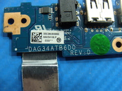 HP Pavilion 15.6” 15-au023cl Genuine USB Audio Port Board w/Cable DAG34ATB6D0