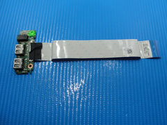 Dell Inspiron 15 3558 15.6" Genuine Dual USB Audio Port Board w/Cable C2G6K