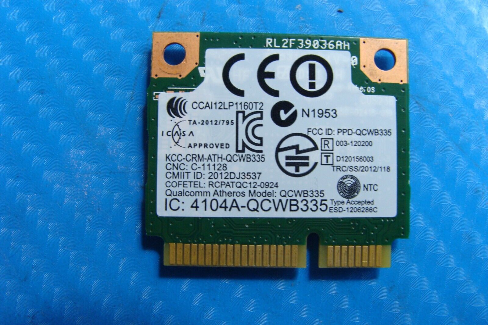 Dell Inspiron 3250 Genuine Desktop WiFi Wireless Card qcwb335 c3y4j 