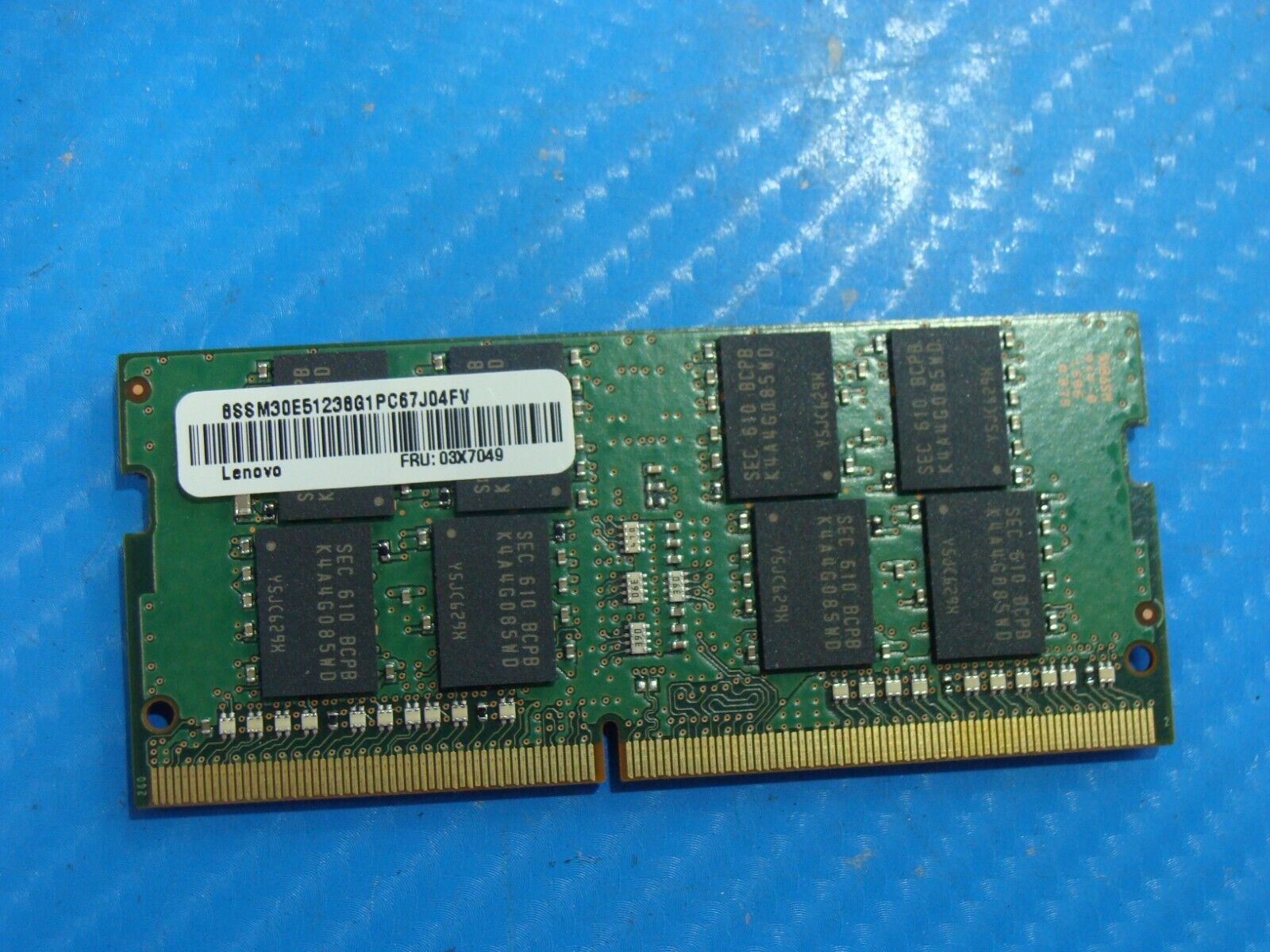 Lenovo T460s Samsung 8GB 2Rx8 PC4-2133P Memory RAM SO-DIMM M471A1G43DB0-CPB