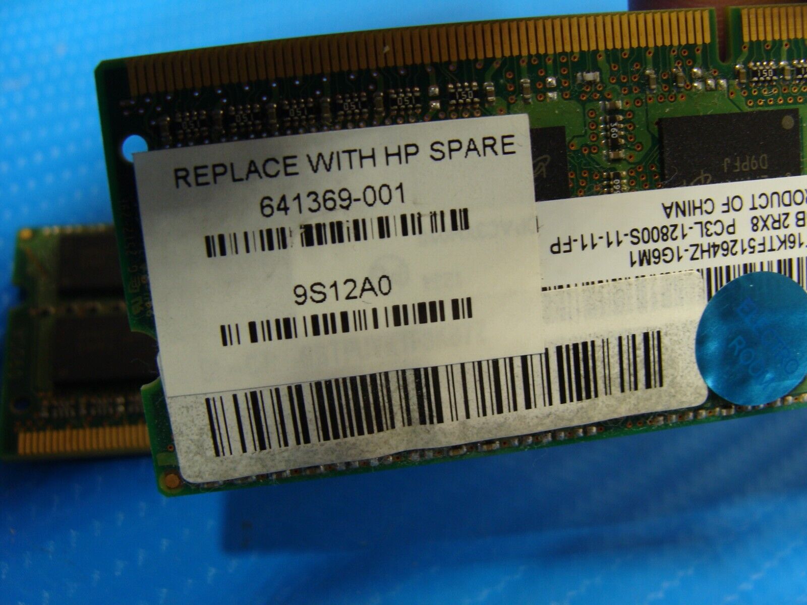 HP m4-1015dx Micron 8GB (2x4GB) 2Rx8 Memory RAM SO-DIMM MT16KTF51264HZ-1G6M1