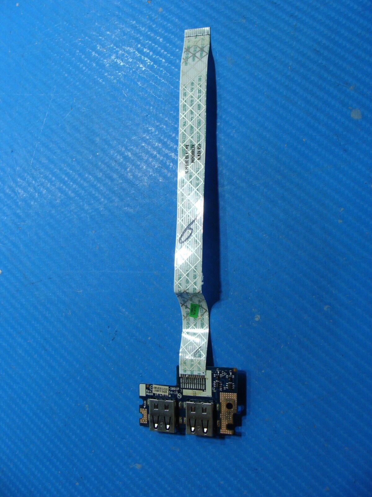 Acer Aspire 15.6” 5741-3541 Dual USB Port Board w/Cable LS-5891P 435NB2BOL0182