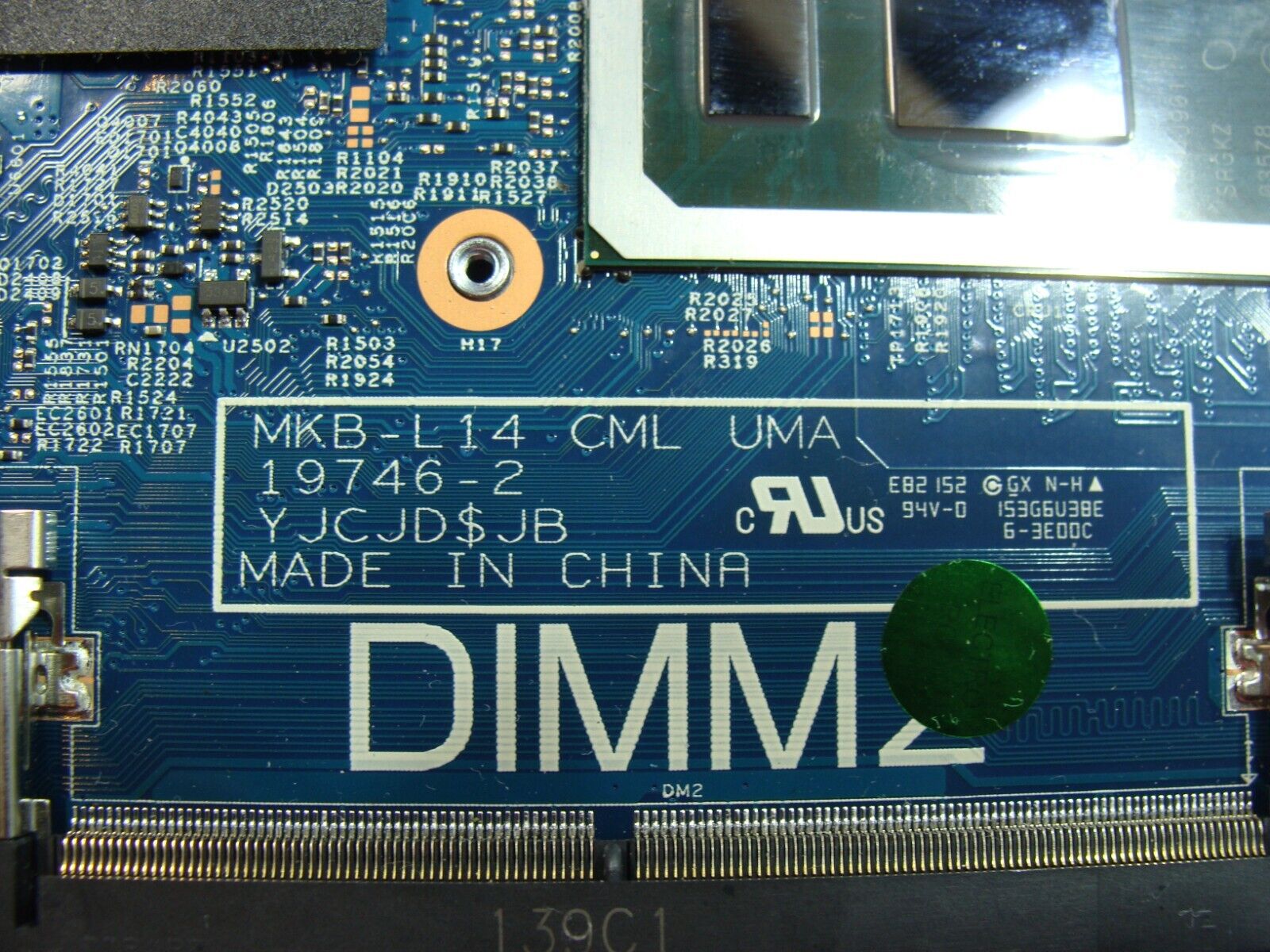 Dell Latitude 3410 15.6 Intel i5-10210U 1.6GHz Motherboard MYG77