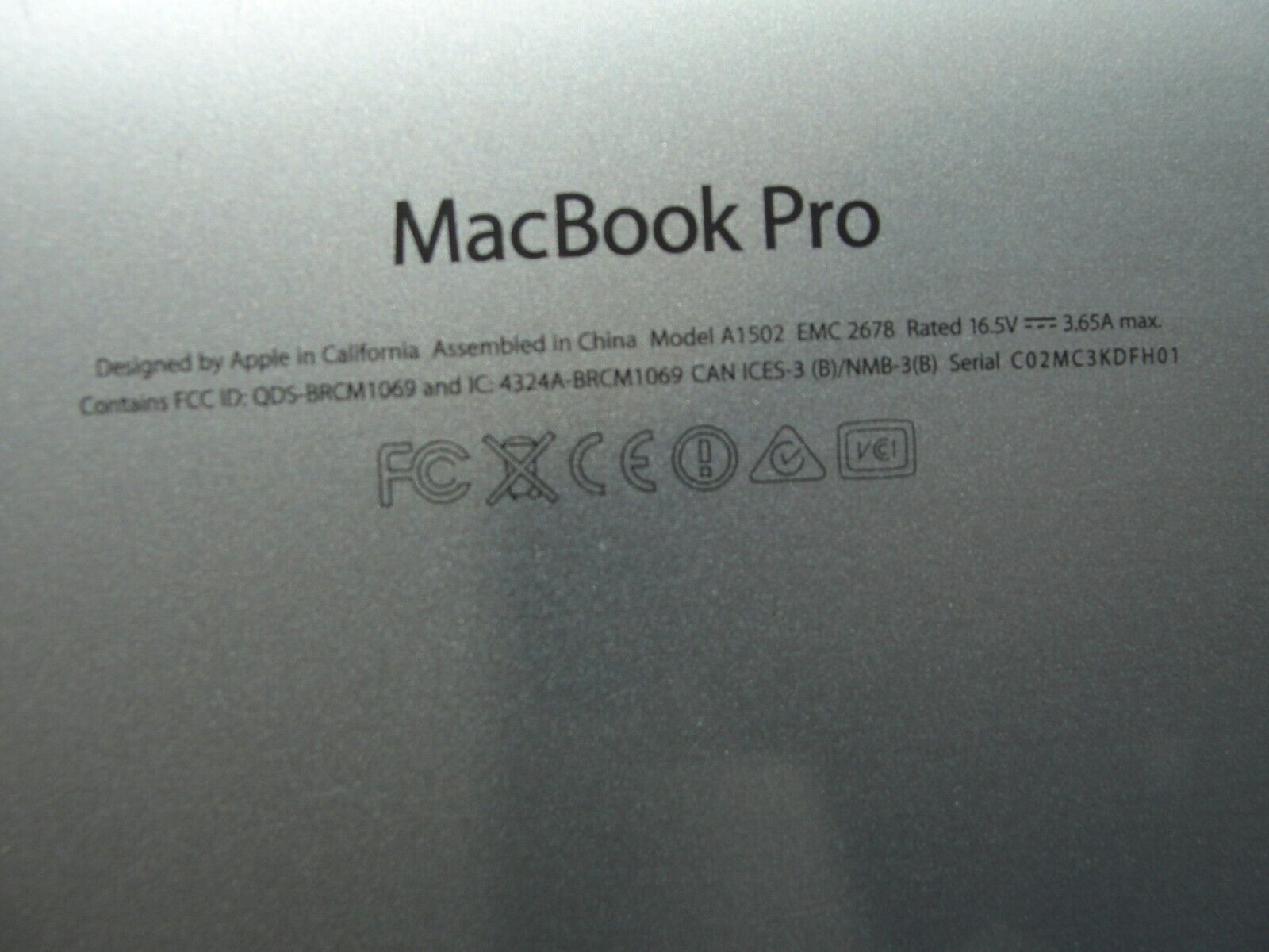 MacBook Pro A1502 13