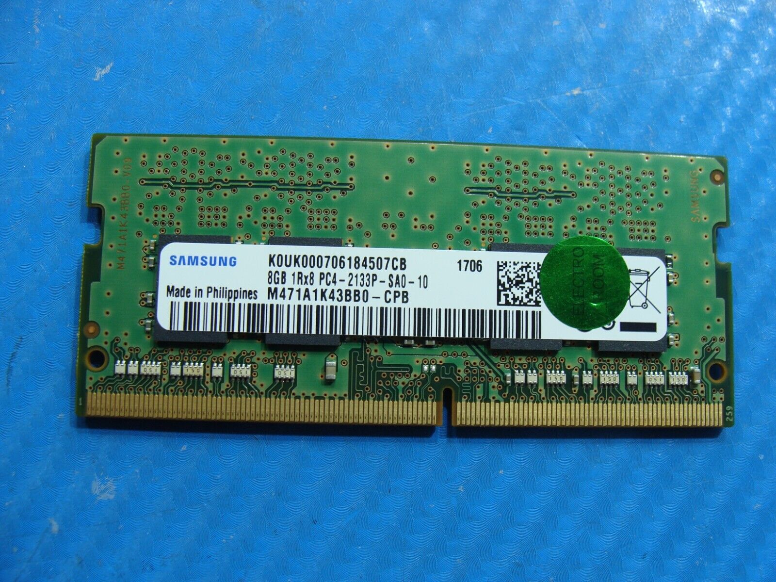 Samsung NP530E5M-X02US Samsung 8GB 1Rx8 Memory RAM SO-DIMM M471A1K43BB0-CPB