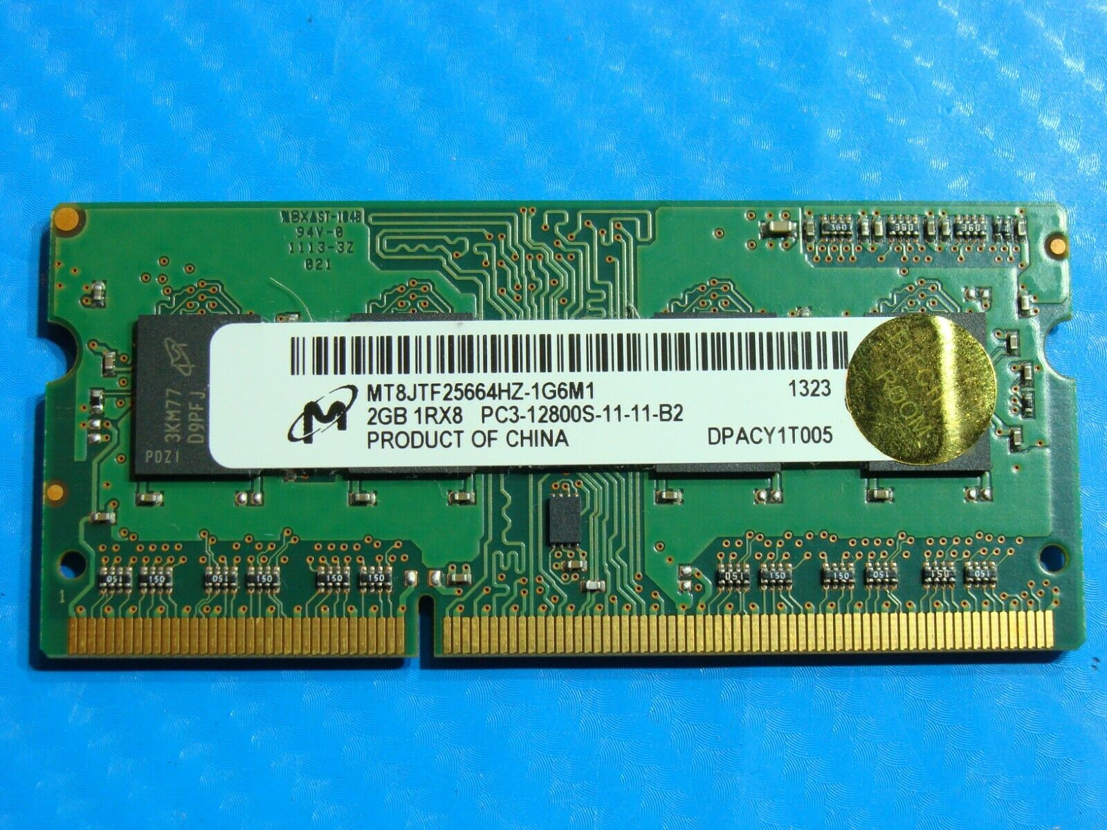 MacBook Pro A1278 Micron 2GB PC3-12800S SO-DIMM Memory RAM MT8JTF25664HZ-1G6M1 - Laptop Parts - Buy Authentic Computer Parts - Top Seller Ebay