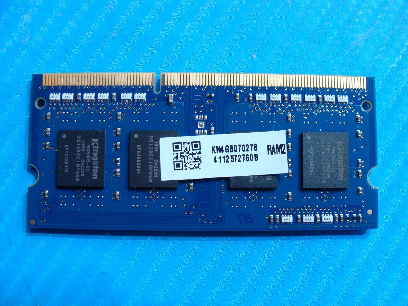 Acer E5-576-392H So-Dimm Kingston 4GB Memory RAM PC3L-12800S ACR16D3LS1KBGR/4G