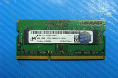 HP 15-f272wm Micron 4Gb 1Rx8 Memory Ram So-Dimm pc3l-14900s mt8ktf51264hz-1g9p1